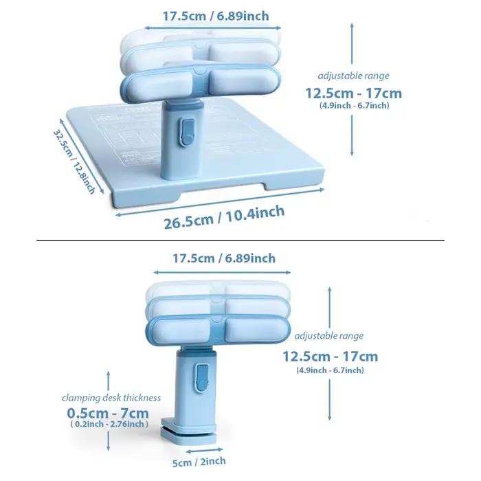 Tapis de serrage de bureau ergonomique réglable