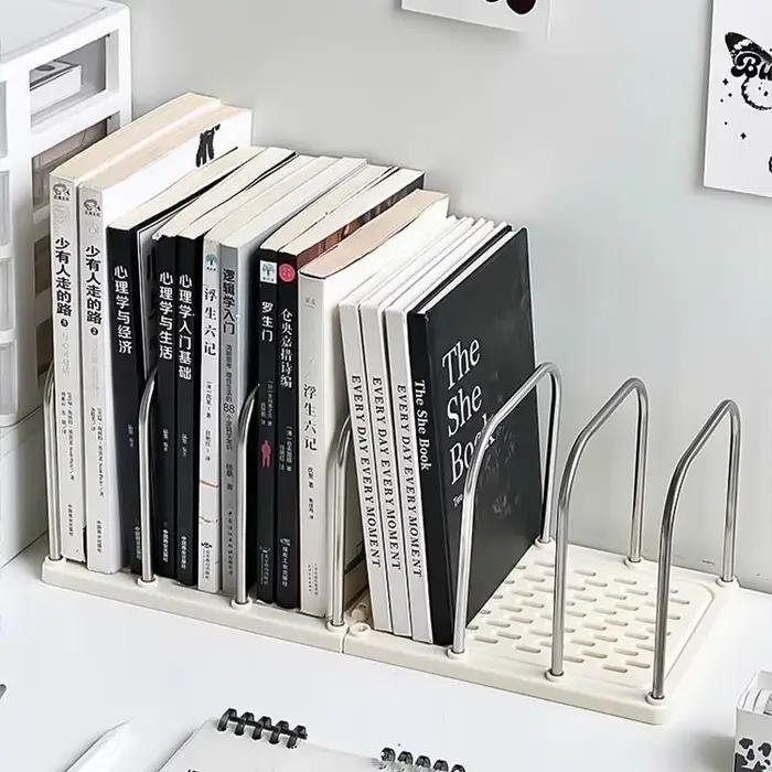 Étagère de bureau moderne minimaliste avec base antidérapante pour rangement et organisation professionnelle et élégante à offrir pour bureau et études