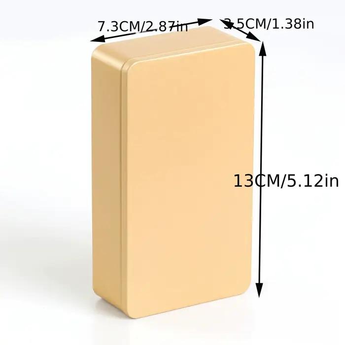 Boîte de rangement en acier inoxydable - Conteneur compact et hermétique
