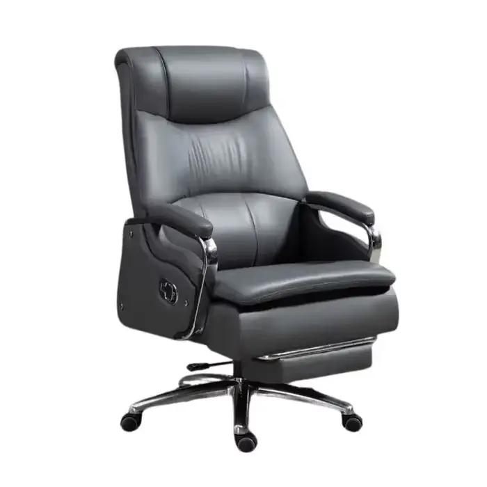 Chaise de bureau en cuir