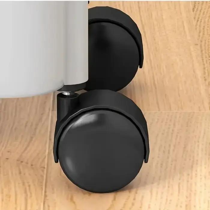 Étagère de rangement multi-niveaux avec roulettes