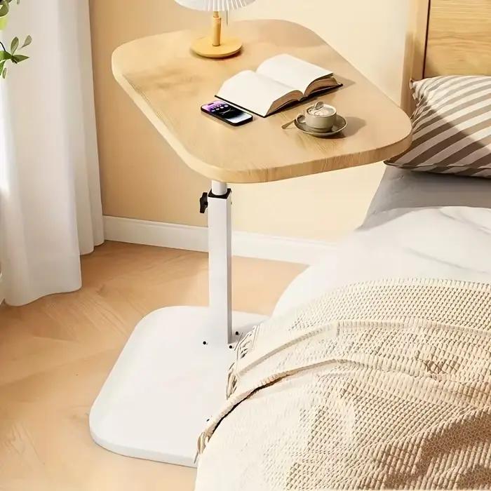 Table à hauteur réglable - avec plateau en bois
