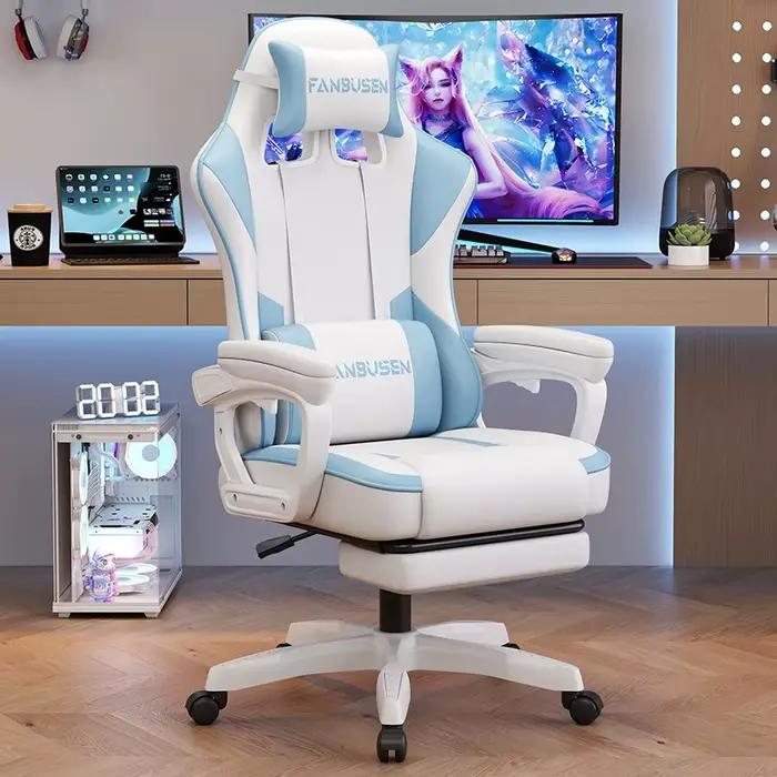Chaise de jeu chaise d'ordinateur chaise de jeu ergonomique dortoir levage moderne Simple chaise de jeu de bureau
