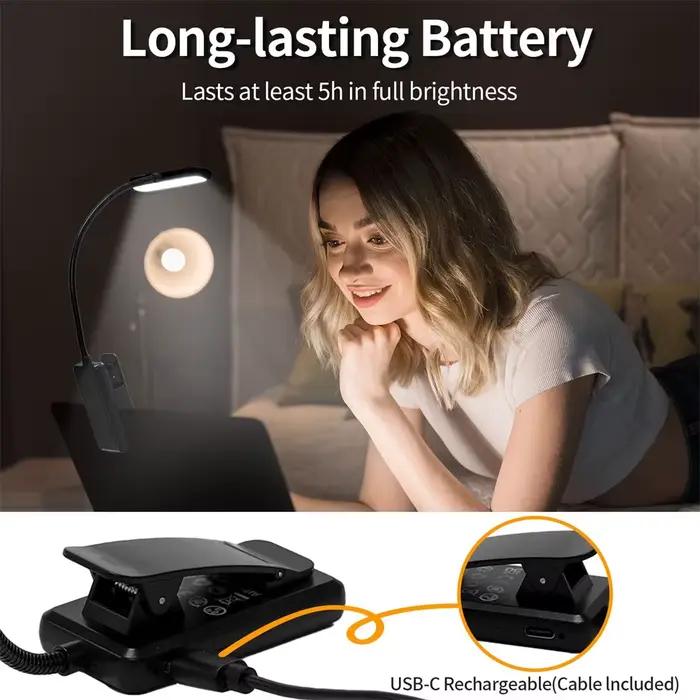 Lampe de lecture aste pour la lecture au lit