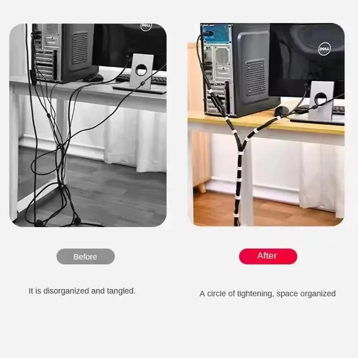 Attache-câble Velcro 5M pour salon et bureau