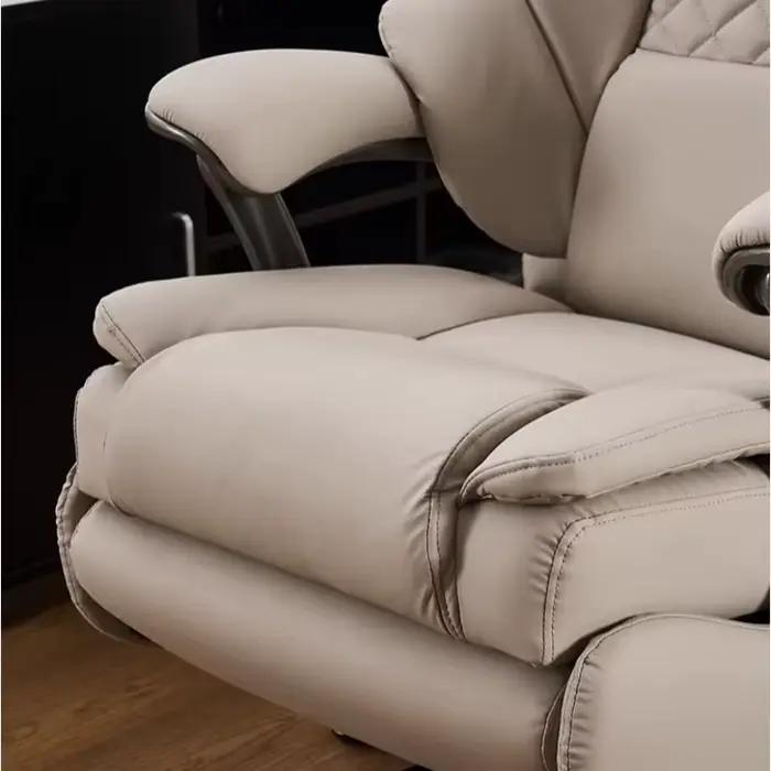 Fauteuil de bureau noir avec appui-tête