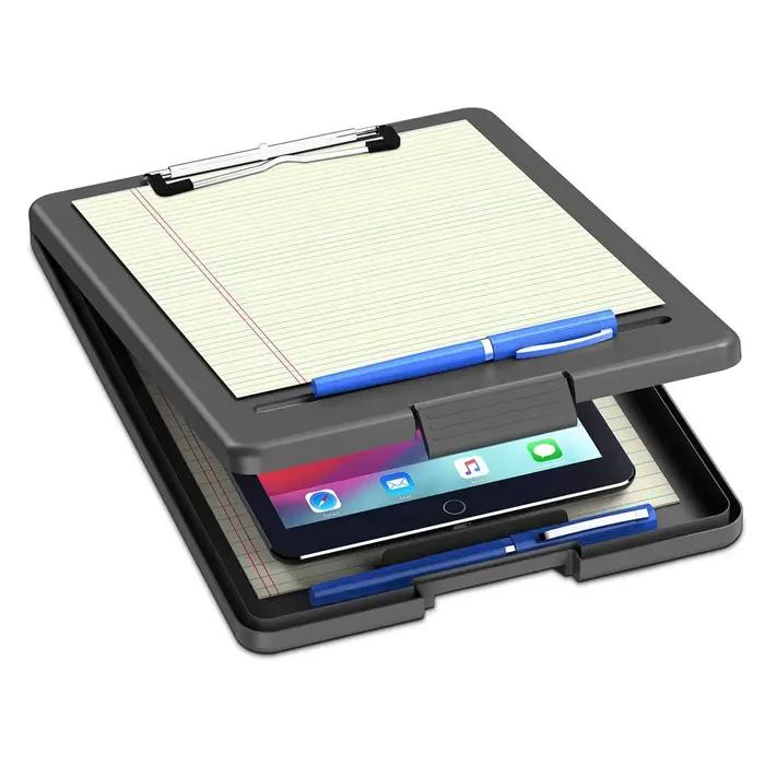 Fournitures de bureau portables porte-papier étanche léger Durable A4 presse-papiers boîte de rangement de classement bloc-notes étui à documents