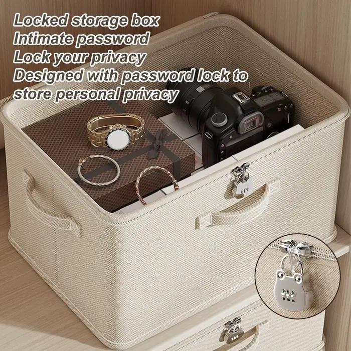 Boîte de rangement verrouillable