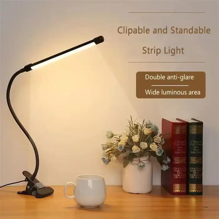 Lampe de bureau à clip LED
