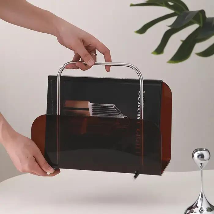 Porte-livre de bureau en acrylique T1