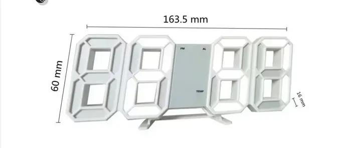 Horloge murale numérique montres de bureau alarme électronique décoration de maison moderne pour décor de chambre intérieur Led horloges de Table salon