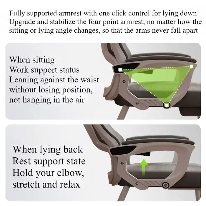 Chaise d'ordinateur confortable