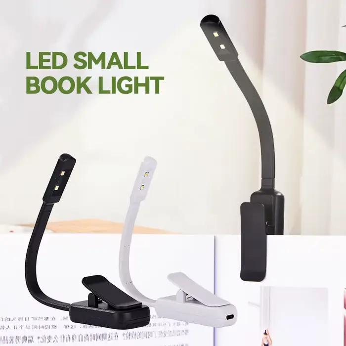 Lampe de Lecture LED Portable et Rechargeable avec Pinces