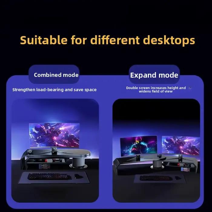 Support réglable pour double moniteur
