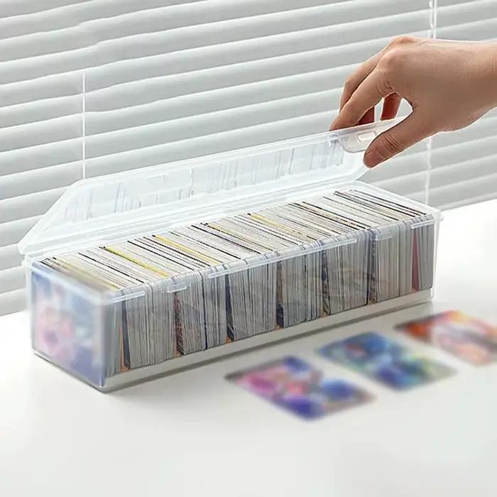 Boîte de rangement de cartes avec couvercle