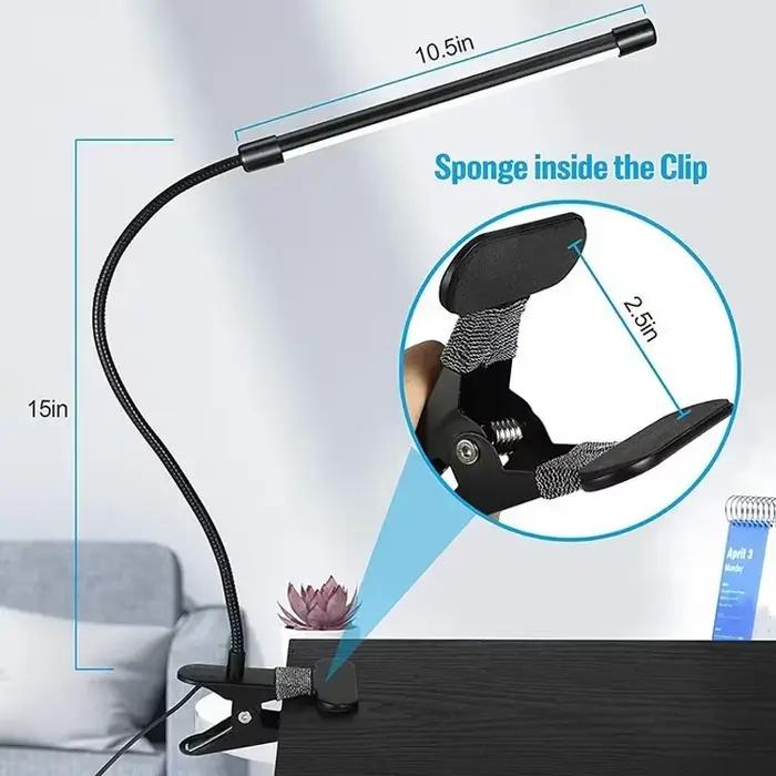 Lampe de lecture LED à pince