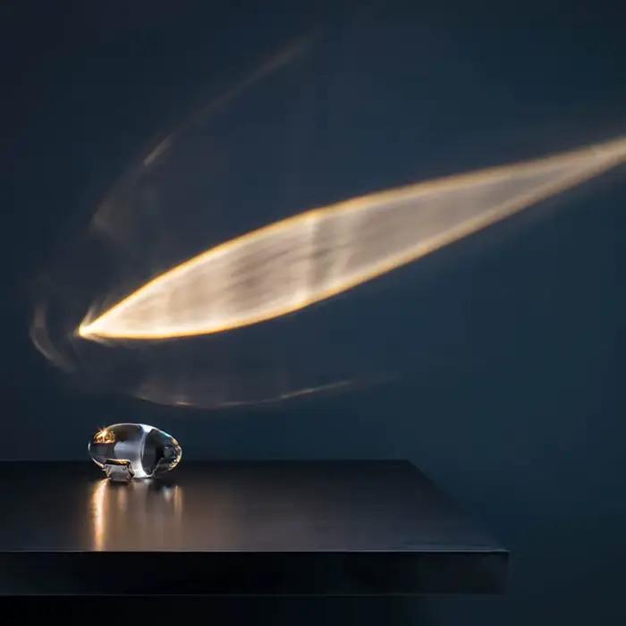 Lampe de Table design italien Led cristal oeil du ciel livraison gratuite lampes en forme d'oeuf salon chambre décor lumière nuit projecteur