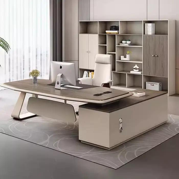 Bureau debout moderne en bois pour bureau et maison luxe créatif occasionnels professionnel