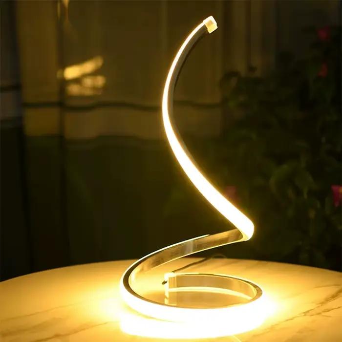 Lampes de Table Led modernes Art acrylique métal lecture