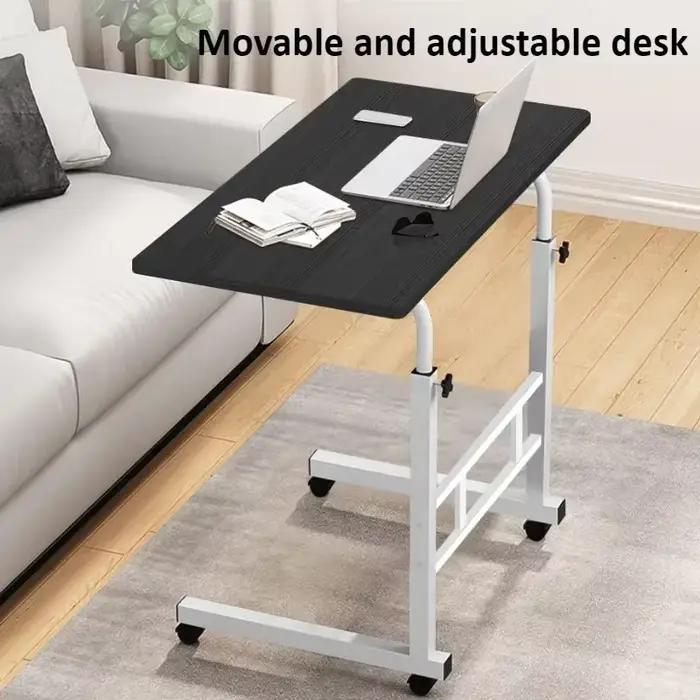 Bureau portable réglable avec roues universelles