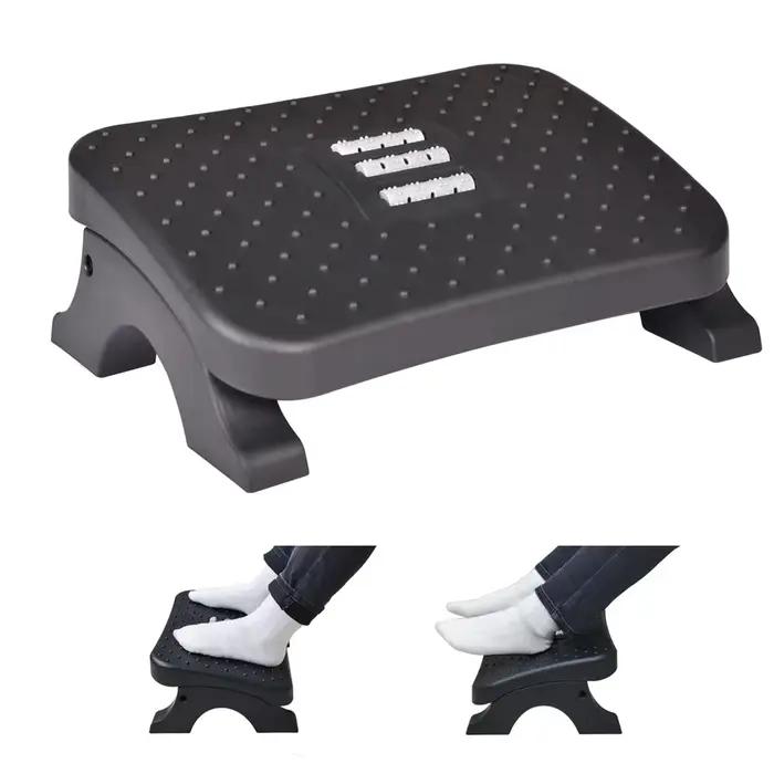 Repose-pieds ergonomique sous le bureau avec rouleaux de massage