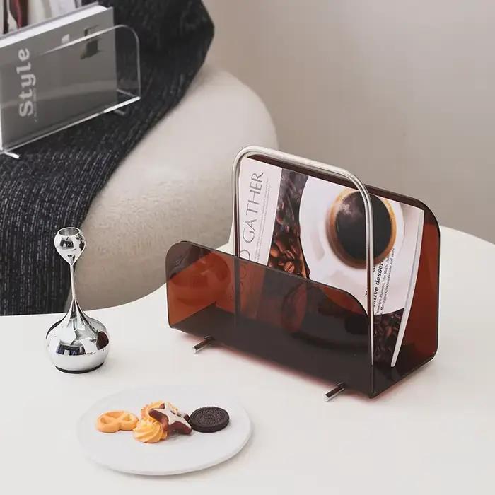 Porte-livre de bureau en acrylique T1