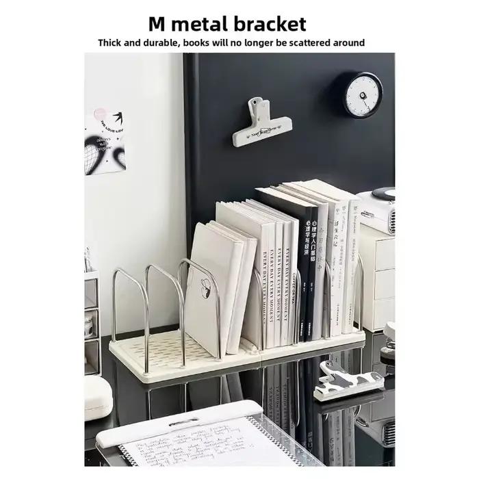 Étagère de bureau moderne minimaliste avec base antidérapante pour rangement et organisation professionnelle et élégante à offrir pour bureau et études