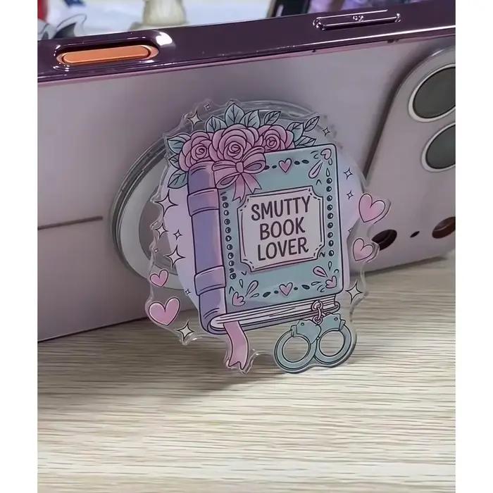 Support de téléphone de bureau en acrylique, motif dessin animé mignon, fait main, collection, cadeau pour filles et garçons, accessoire décoratif