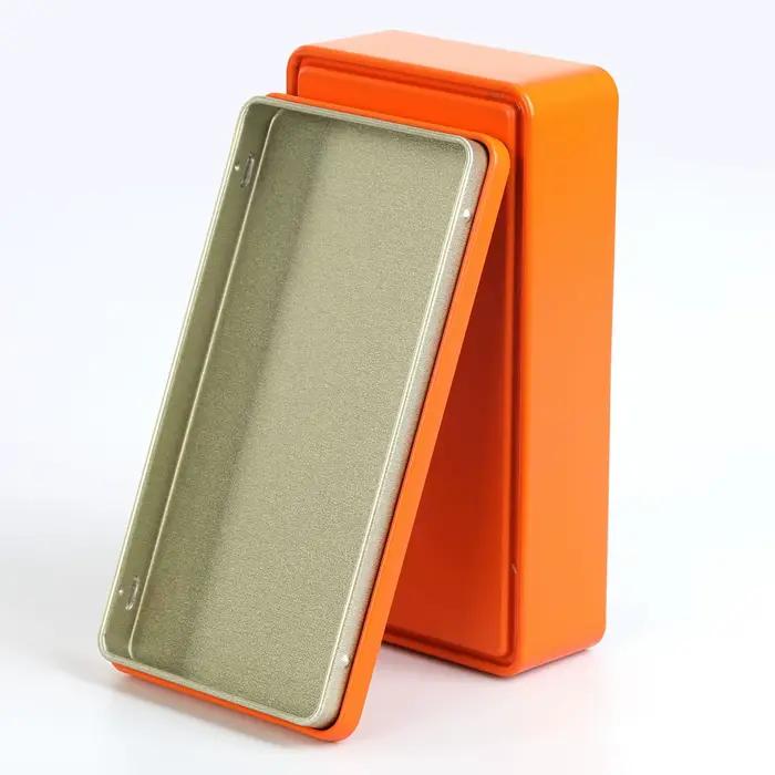 Boîte de rangement en acier inoxydable - Conteneur compact et hermétique