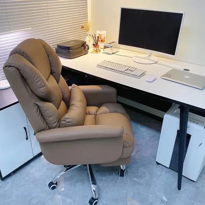 Chaises de bureau ergonomiques en cuir