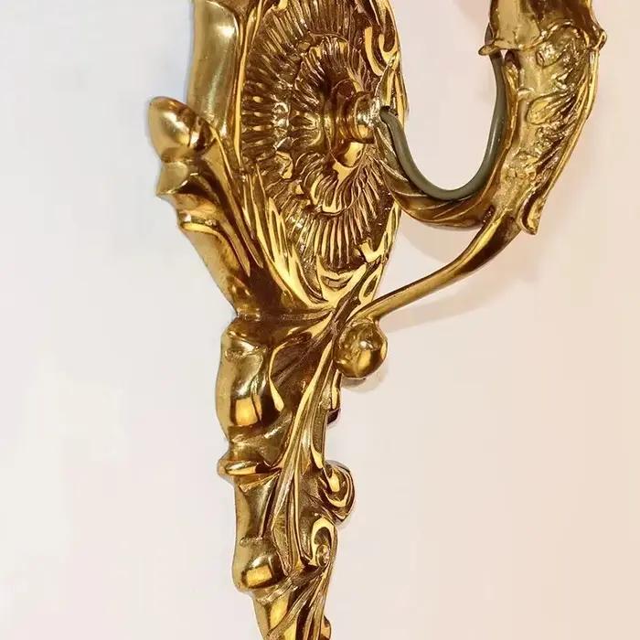 Lampes murales en cuivre sirène française pour salon chambre chevet appliques