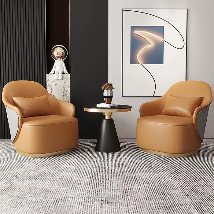 Fauteuil pivotant de luxe léger