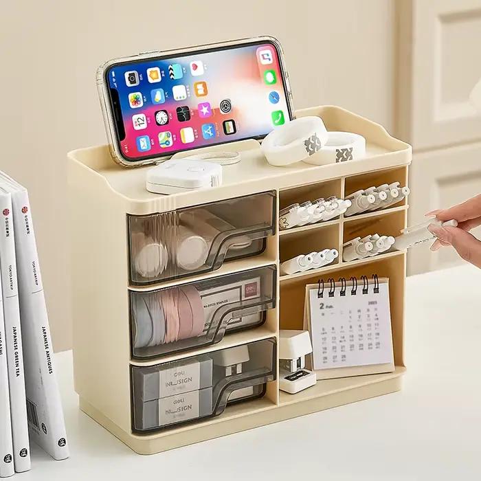 UFORU – boîte de rangement de bureau à tiroir multicouche