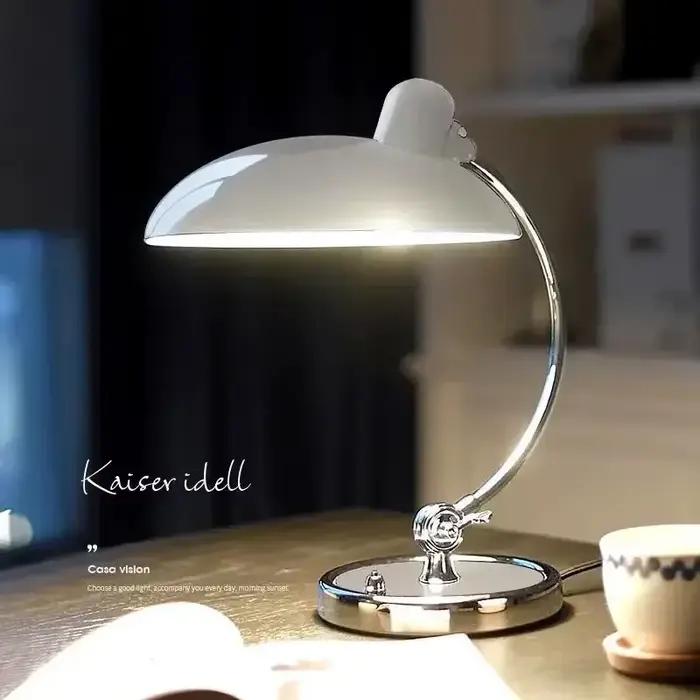 Lampe de table réglable Kevin avec abat-jour moderne pour salon chambre bureau design élégant