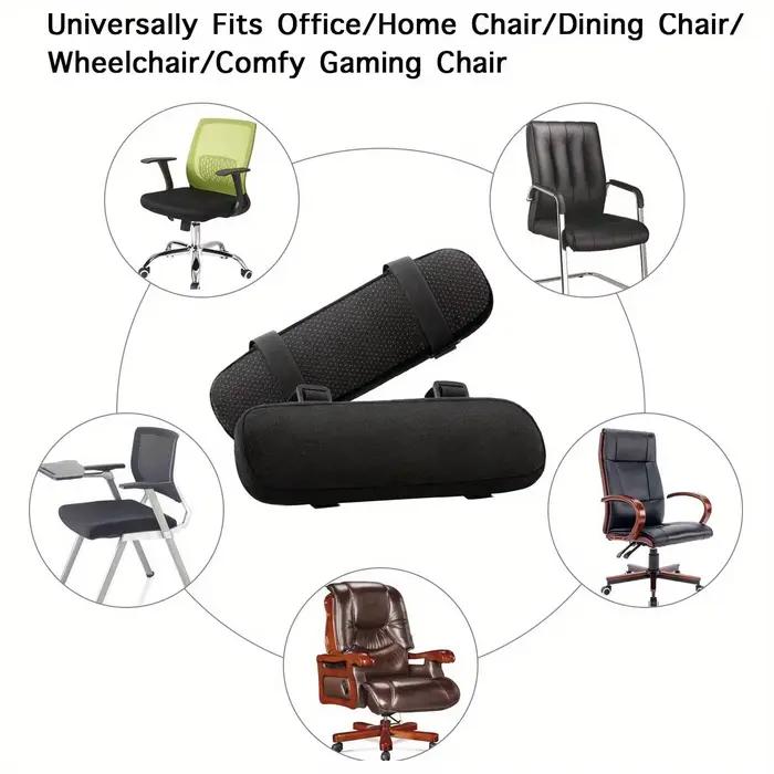 Coussinets d'accoudoir en mousse à mémoire de forme pour chaise de bureau
