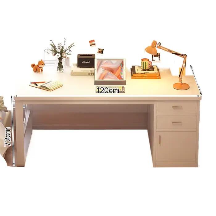 Bureau moderne en bois avec tiroir et étagère pour bureau à domicile ou professionnel occasions spéciales