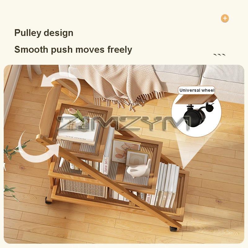 Move Edge Table Chariot Multifonctionnel, Rangement Pliable, Étagère Minimaliste Moderne T1, Snack M