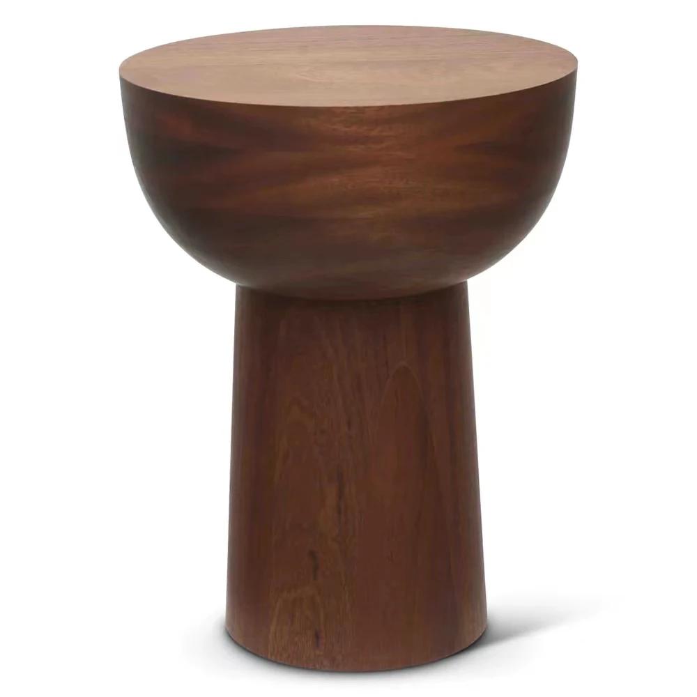 Table de chevet de bureau minimaliste en bois, meubles en noyer