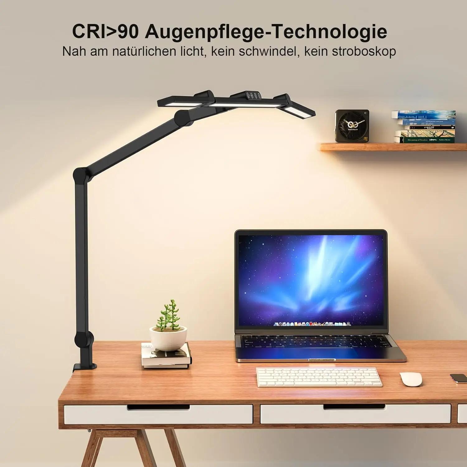 Lampe de bureau LED avec pince