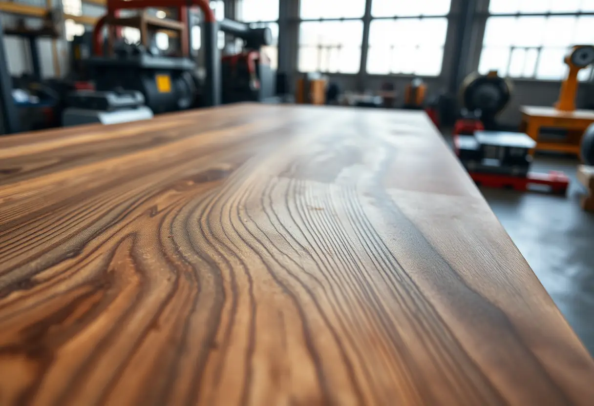 Industrial desk: resistant to wear and tear
